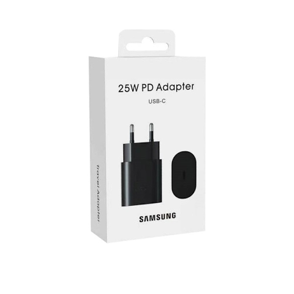 Samsung Väggladdare Type-C 25W PD Svart Svart