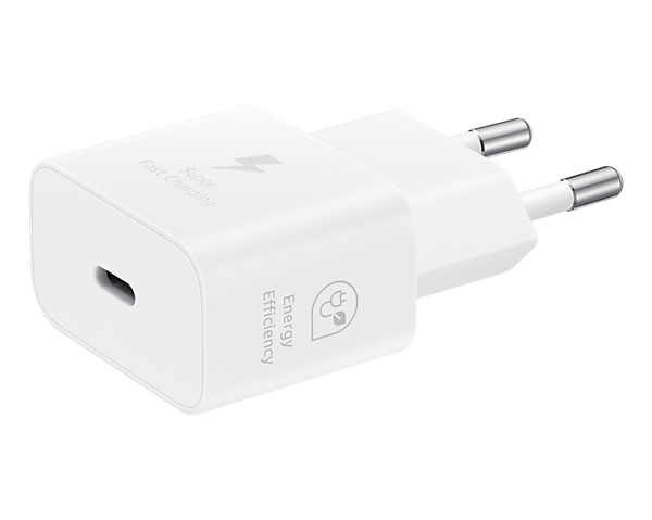 Samsung 25W USB-C GaN Strömadapter - Vit