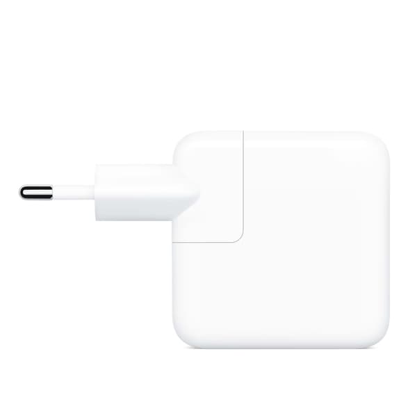 Apple 35W Dual USB-C strömadapter - Vit