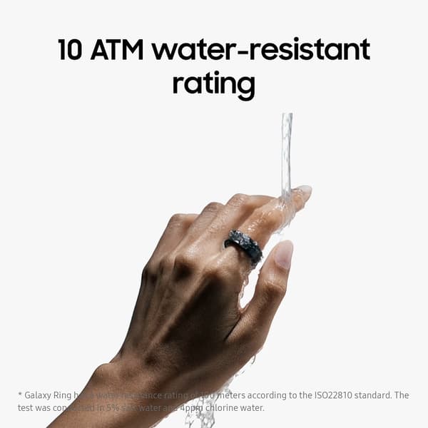Samsung Galaxy Ring smartring Storlek 5 - Titan Svart