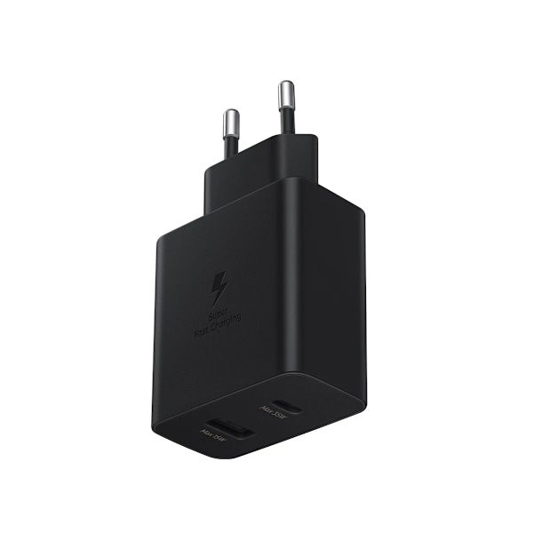 Samsung 35W PD StrömadapterDuo (USB-C, USB-A) Väggladdare bulk -Svart