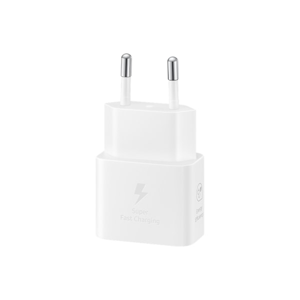 Samsung 25W USB-C GaN Strömadapter bulk - Vit