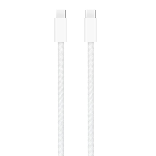 Apple 60W USB-C vävd laddningskabel 1m bulk - Vit