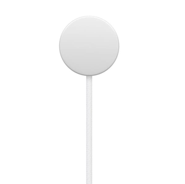 Apple Watch Magnetisk Snabbladdare Flätad Kabel 1m - Vit