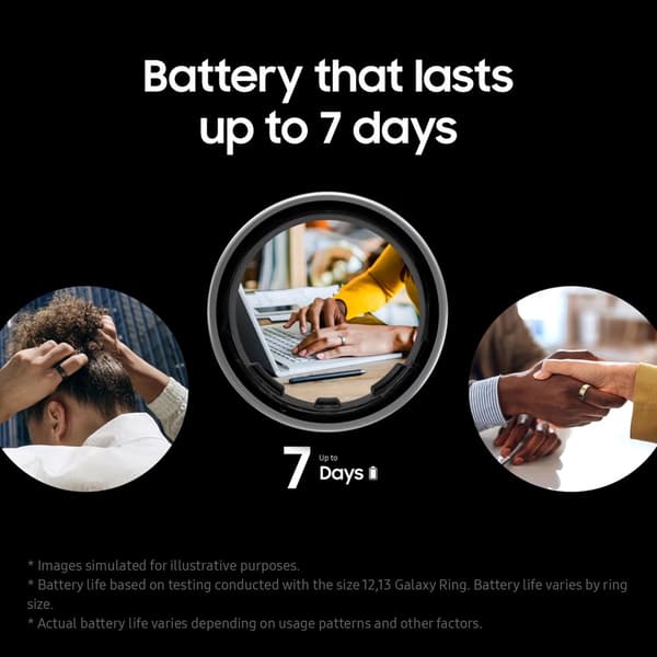 Samsung Galaxy Ring smartring Storlek 5 - Titanium Guld