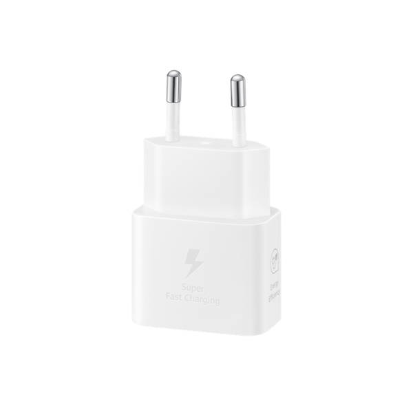 Samsung 25W USB-C GaN Strömadapter - Vit