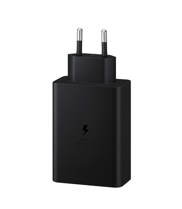 Samsung 65W PD Strömadapter Trio – Svart