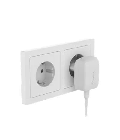 Belkin BoostCharge 20W USB-C PD laddare - Vit
