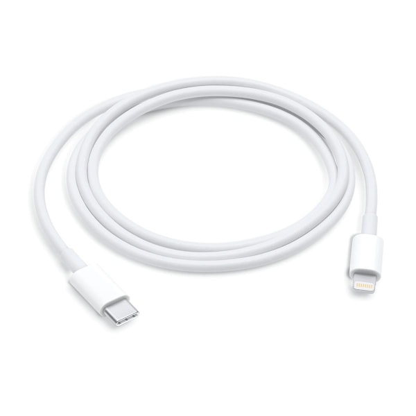 Apple Lightning till USB-C Kabel 2m bulk - Vit