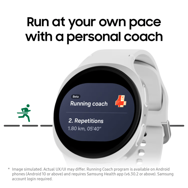 Samsung Galaxy Watch8 40mm BT Smartklocka -Silver (Eu-Modell)