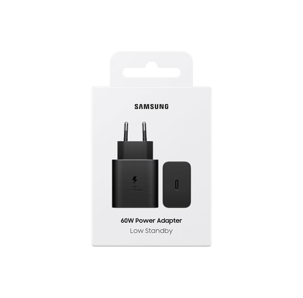 Samsung 60W PD Strömadapter USB-C EP-T6010 - Svart