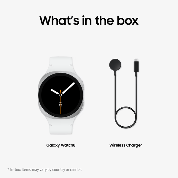 Samsung Galaxy Watch8 40mm BT Smartklocka -Silver (Eu-Modell)