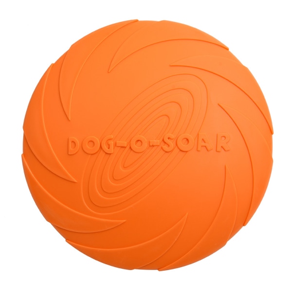 Frisbee för hund Golden Retriever Praktisk hundträning husdjursleksak Orange