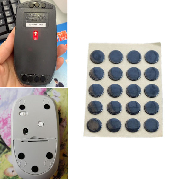 1 sæt til Logitech G1/MX300M100 Musefødder Muse Glide Upgrade Kit Buet Kant