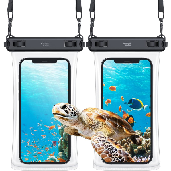 2024 TPU vattentätt phone case, vattentät telefonväska med bredare rem, torrväska för simning för iPhone 15 14 Plus 13 12 11 Pro Max, Samsung S24 S
