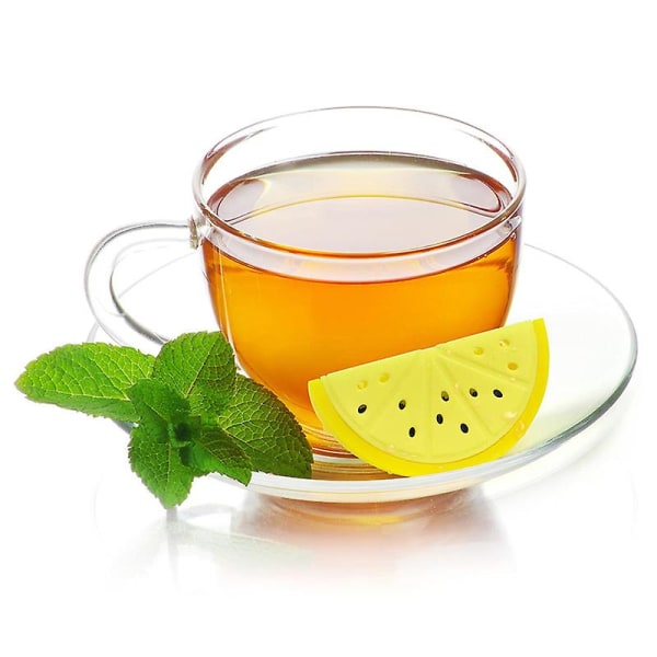Lemon Infuser Tea Pack Tea Leaky Slag Lazy Tea Infuser Creative Food Grade Silikone Lemon Styling Filter Te Sæt