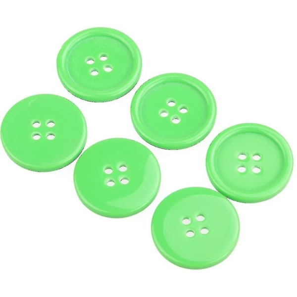 50 stk grønne runde knapper