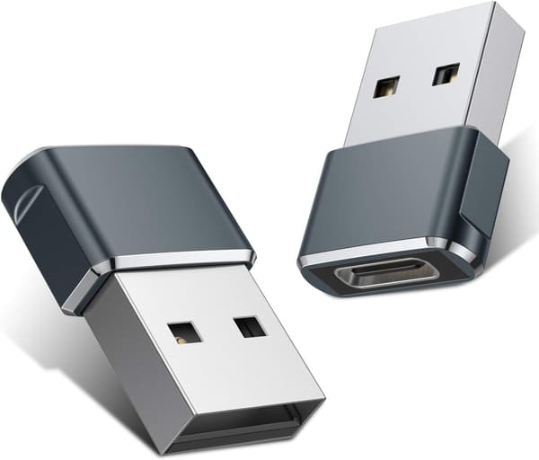 USB C naaras-USB urossovitin, Type A -latauskaapelin virtamuunnin iPhone 11 12 13 Pro Max Minille