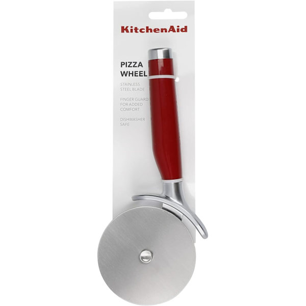 d pizzaskærer, rustfrit stål, Empire Red Pizza Cutter Tin Opener