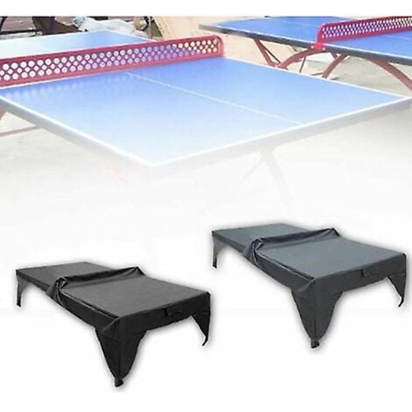 Sammenleggbart støvtett pingpongbordtrekk for lekeplass - praktisk utendørs - Vanntett - Lett å rengjøre - Slitasjebestandig - Lettvektsgrå