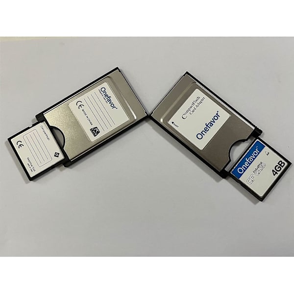 Kompakti Flash 128mb 256mb 512mb Cf-kortti 1gb 2gb 4g Muistikortti Cnc Ipc:lle Numeraaliohjattu kone Pcmcia-sovitin (128mb Compact Flash Pcmciaan)