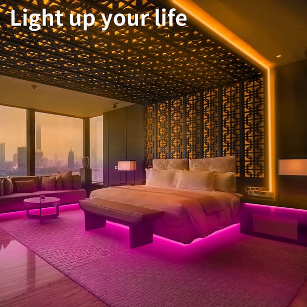 10m LED Strips RGB Farveskiftende LED-lys LED-lyssæt (2x5M)