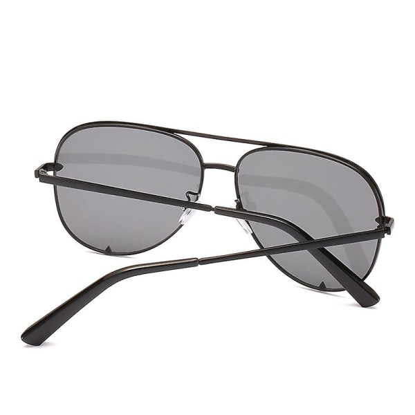 Solbriller menn og kvinner polariserte vintage runde briller metallinnfatning for unisex med Uv400 beskyttelse