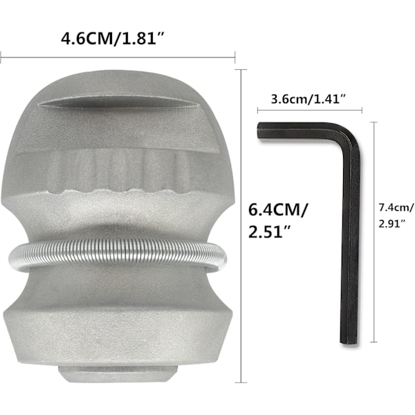 Trailer Hitch Lås i Zink-Legering, Trailer Dele Hitch Lås Kugle Lås Trailer Tyverisikring Universal Kobling Træk Campingvogn, Passer til A