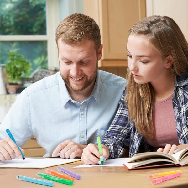 ighlighters, Feela 8 forskellige farver Bibel Highlighter Penne, Ingen Blødning Tør Highlighter Markører Studie Kit, Perfekt til Journaling, Highlightin