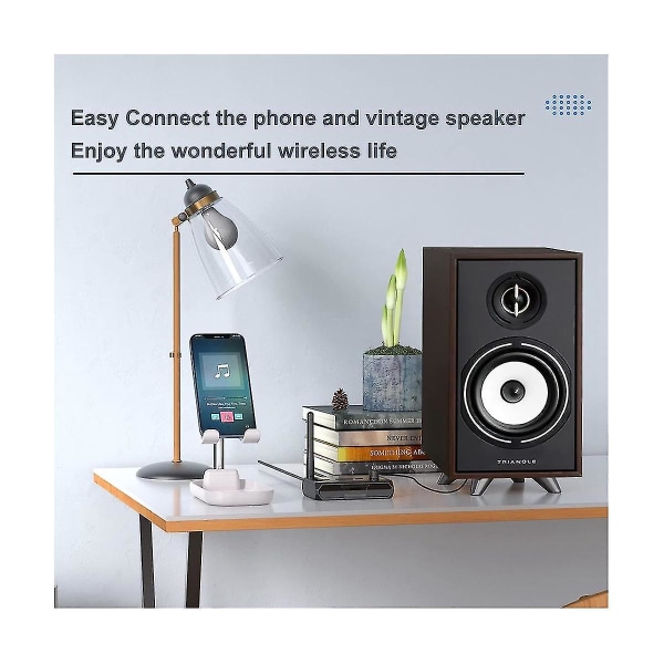 Bluetooth-adapter til stereo-modtager - Bluetooth 5.3-modtager, trådløs lydadapter til hjemme-stereo