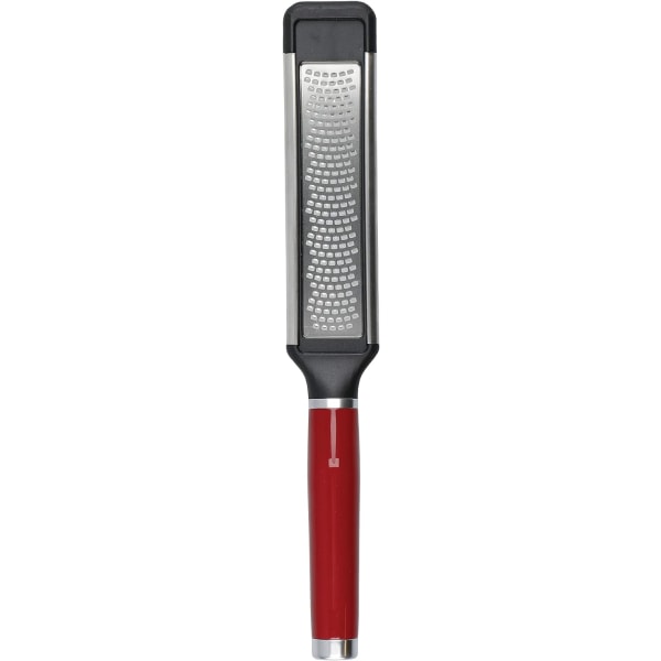 d Core Fine Etched Grater, Empire Red, 12,4 tommer, Rustfrit Rustfrit Stål, KAG321OHERE, DX261 Fine Grater Tin Opener