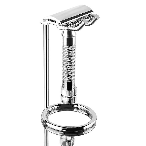 Rustfrit Stål Sikkerhedsskraberholder, Skraberbørsteholder, Mænds Deluxe Skraberholder, Børste Og Skraber