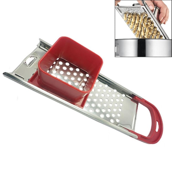 Premium Grade Rustfritt Stål Spaetzle Maker Med Komfortabelt Håndtak Tradisjonell Tysk Eggnuddel Maker