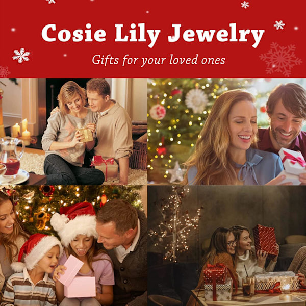 Cosie Lily Infinity Armbånd til kvinder, 925 Sterling Sølv Hvidguldbelagt Kærlighedshjerte Armbånd med kubisk zirkonia Venskabsarmbånd Sliver