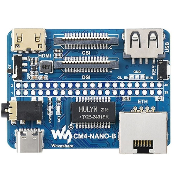 Udvidelseskort til Cm4-nano-b til Compute Module 4 Lite/emmc Udvidelseskort