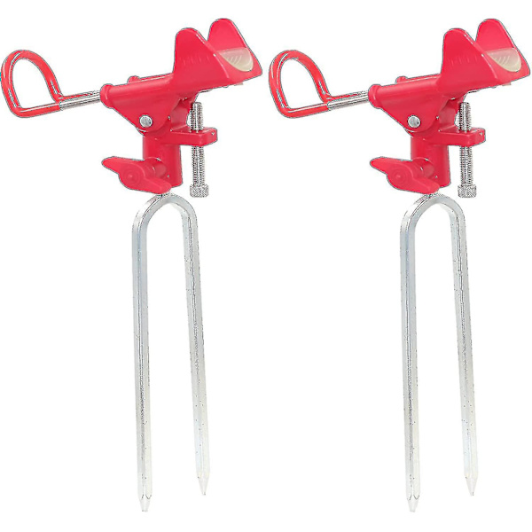 Stangestativ for fiske fra land, bakke støtte stativ fiskestang sammenleggbar holder, aluminium legering, 360 grader justerbar