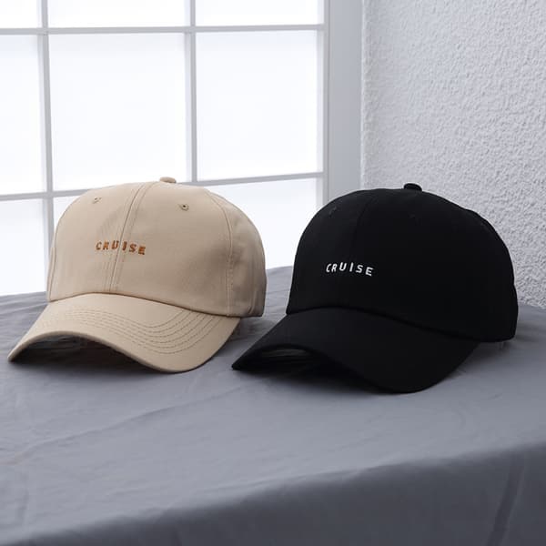 Bokstavbrodert lue justerbar baseballcaps Yellow