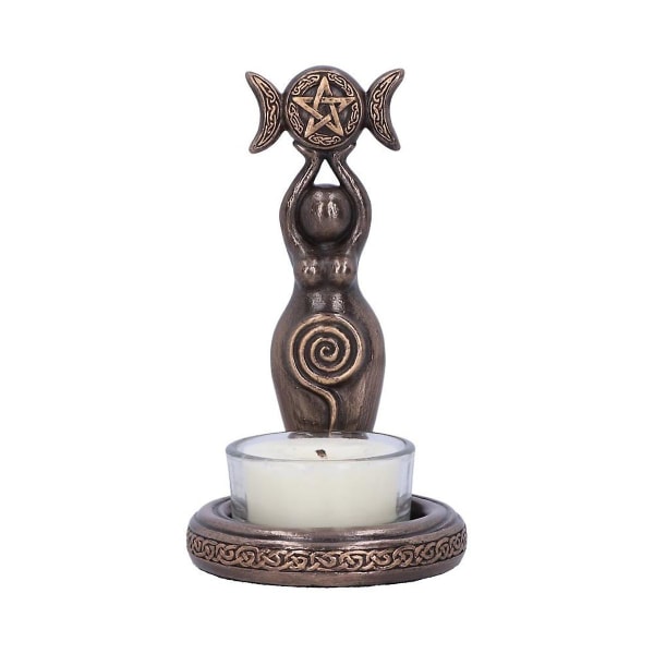 Gudinde Figur Fyrfadslys Lysestage Resin Skulptur Home Decor Figurine Samleobjekter