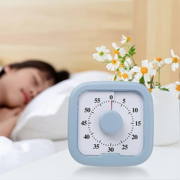 Visuel nedtællingstimer til køkkenmøder Stille magnetisk timer Letlæseligt display 60 minutters timer til klasseværelseslæring