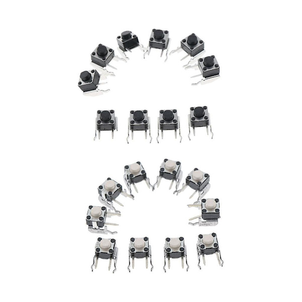 10-pack LB RB Taktila Switch Bumper-knappar för 360 One-kontroll Vita