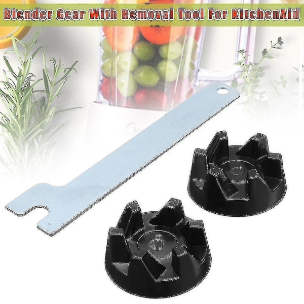 2st Blender Gummikopplingsväxel med borttagningsverktyg för Kitchenaid 9704230