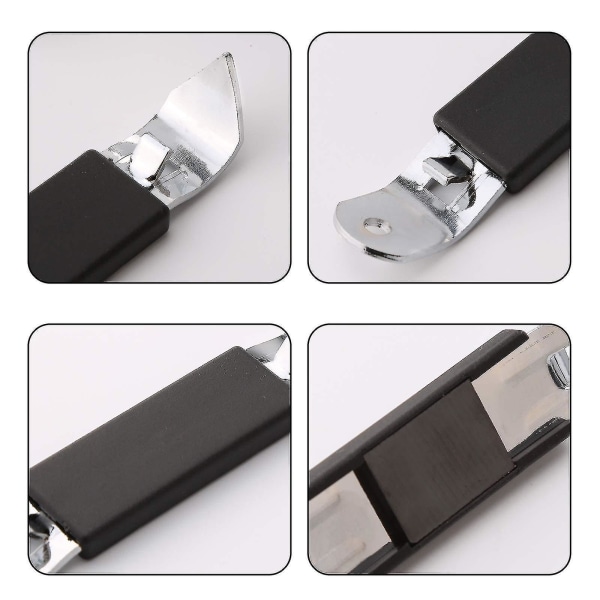 4pcs 4.33x0.9inch Magnetic Bottle Openers, Stainless Steel Manual Bottle Openers Punch Can Tapper With Magnet