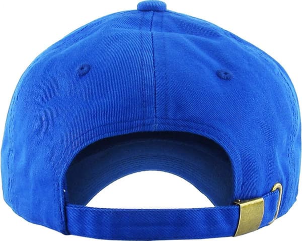Original Klassisk Lavprofil Bomullscap Menn Kvinner Baseball C Blue