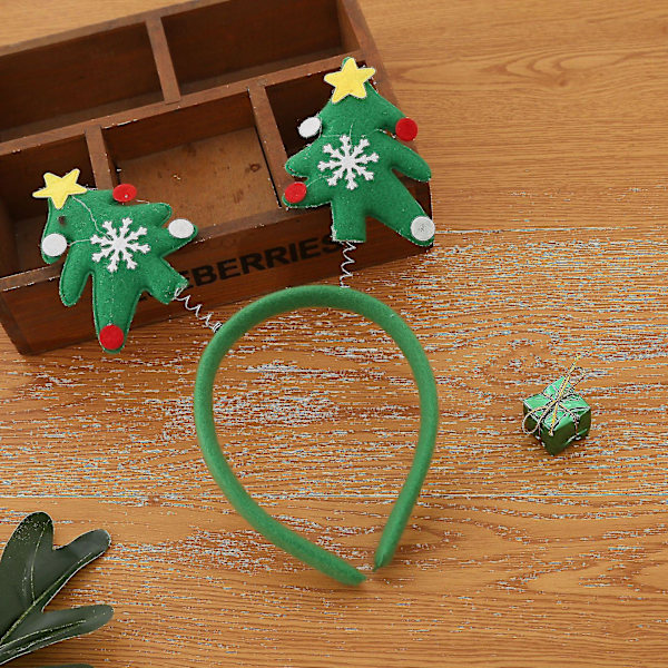 2 Stykker Jule Hodebånd Rensedyr Gevir Hårbøyle Hodeplagg For Julefest