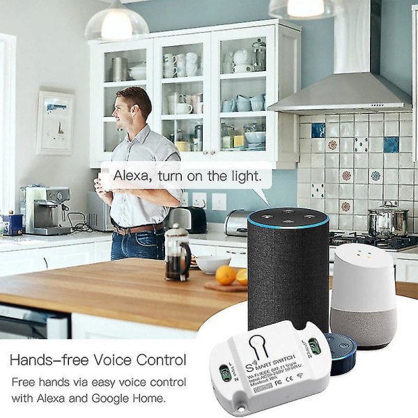 Smart Switch Intelliegent Trådlös Lätt Wifi Smart På-av-kontroller För Hemmet