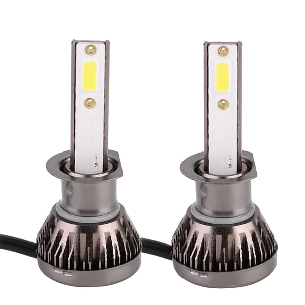 2 kpl Mini auton LED-ajovalot 36W 6000LM vedenpitävät sumuvalot H1