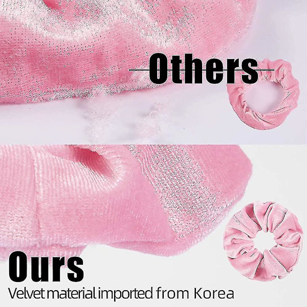 Hår Scrunchies Fløjl Elastiske Hårbånd Scrunchy Hårbånd Reb Scrunchie Gave
