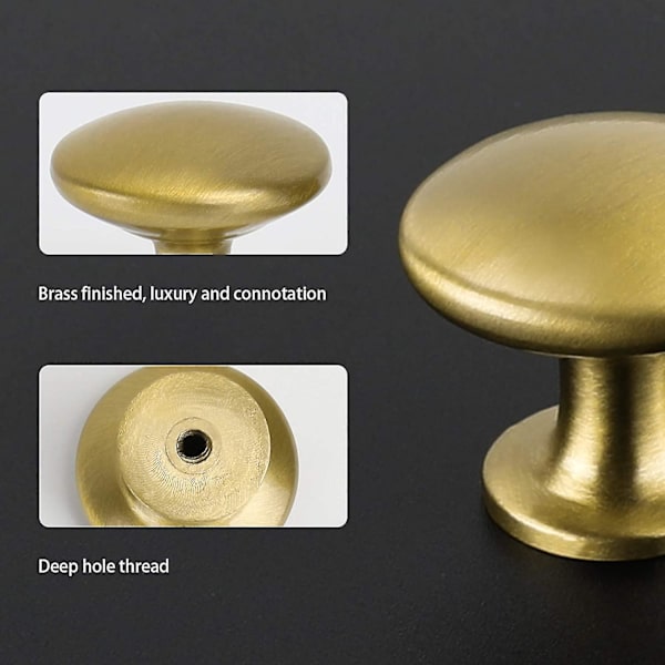5 st Möbelknoppar Guld Köksknoppar Guld Skåpsknoppar Moderna Lådknoppar Knoppar Skåpsdörrsknopp Guld Lådknoppar För Sovrum Badrum Hy