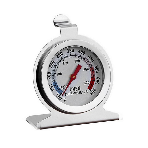 Uunin lämpötilan mittauslaite ruostumattomasta teräksestä pikalukeminen Keittiön uunin lämpötilan mittauslaite grillilämpötilan mittausvälineet kotikäyttöön (2 kpl,
