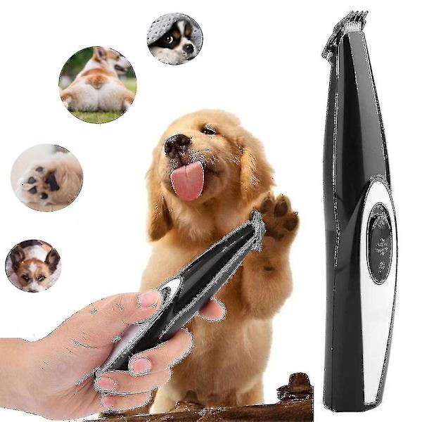 Elektrisk Pet Fodhårstrimmer Hundepleje Pedikyr Klip